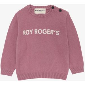 Roy Rogers Trui 'Serif F'  oudroze