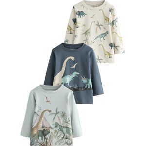 Next Shirt  lichtbeige / saffier / groen / mintgroen