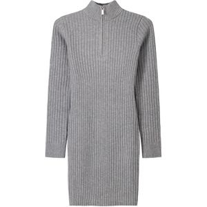 Bershka Gebreide jurk  grijs gemêleerd