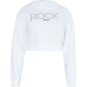 ROCKEASY Sweatshirt  zwart / zilver / wit