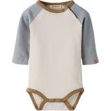 NAME IT Rompertje/body  beige / blauw