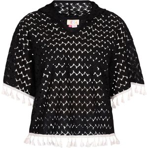 IZIA Shirt  zwart / wit