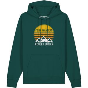 Watapparel Sweatshirt 'Mehr Wandern'  petrol / gemengde kleuren