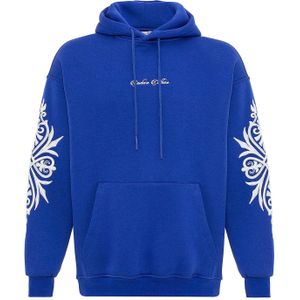 VAMOS CLO Sweatshirt  enziaan / wit