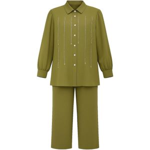 MODAMIHRAM Broekpak  olijfgroen