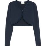 s.Oliver Casual Bolero - Regular Fit - Jersey met Bloemenknopen