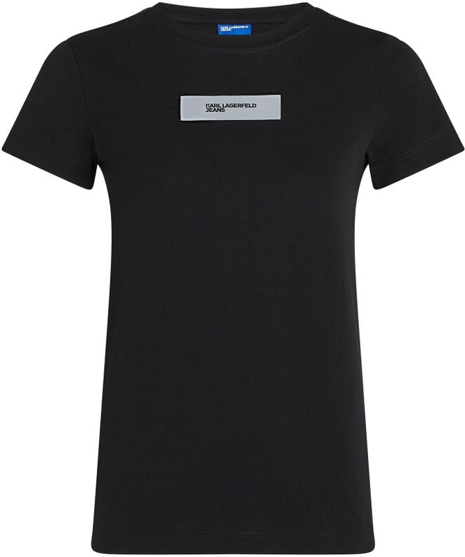 KARL LAGERFELD JEANS Shirt  grijs / zwart