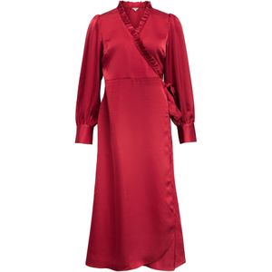OBJECT Jurk 'OBJCHILLI'  bloedrood