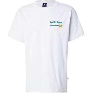 Iriedaily Shirt 'Pasta Obsessed'  geel / groen / wit