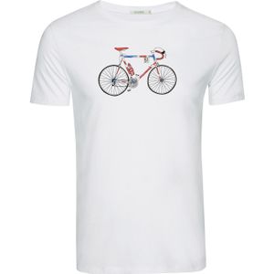 GREENBOMB Shirt 'Bike Jack'  blauw / rood / zwart / wit