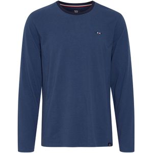 FQ1924 Shirt 'Dilan'  blauw denim / bloedrood / wit