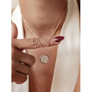 Hey Happiness Ketting 'Starry Aquarius'  rose-goud