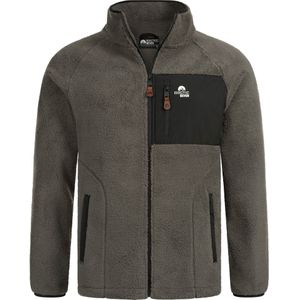 Arctic Seven Funktionele fleece-jas 'AS415'  donkergrijs / zwart / wit