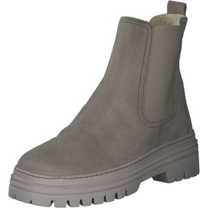 Chelsea Boots - Effen - Leer en Suède - Blokhak - Anti-slip Zool