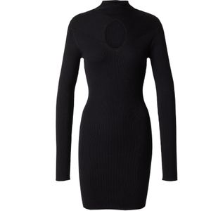 EDITED Gebreide jurk 'Aiyana'  zwart