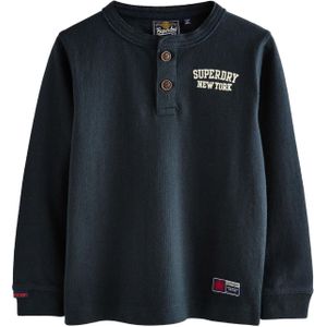 Superdry Shirt  navy / wit