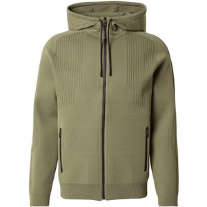 BOSS Gebreid vest 'Active Push'  olijfgroen