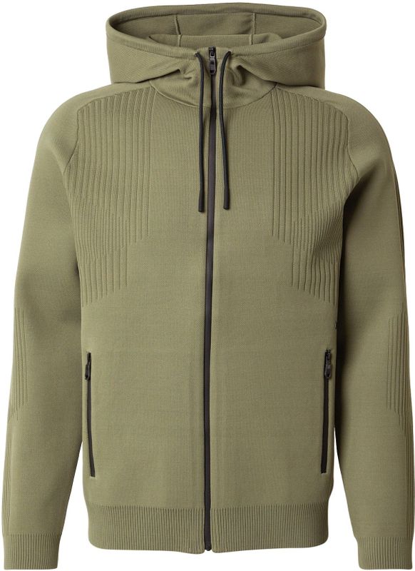 BOSS Gebreid vest 'Active Push'  olijfgroen