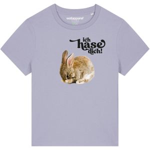 Watapparel Shirt ' Ich hase dich! '  bruin / sering / zwart