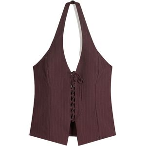 Bershka Top  bordeaux