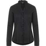MORE & MORE - Blouse - Zwart - Klassieke Blouse - Lange Mouw