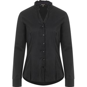 MORE & MORE - Blouse - Zwart - Klassieke Blouse - Lange Mouw