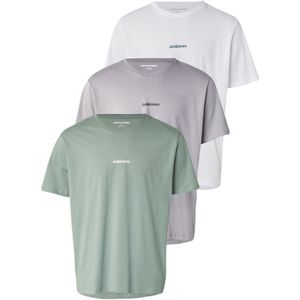 Jack & Jones - JJMINE TEE SS CREW NECK - T-shirt - Iceberg Green - Set van 3