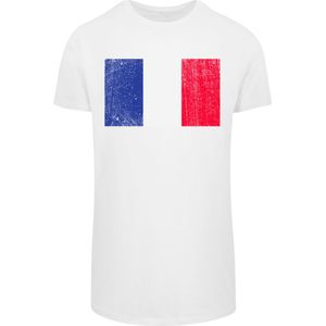 Sweatshirt 'France Frankreich Flagge distressed'
