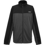 REGATTA Fleece jas 'Highton Full Zip V'  donkergrijs / zwart / wit