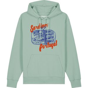 Watapparel Sweatshirt 'Sardines Portugal'  blauw / mintgroen / oranje