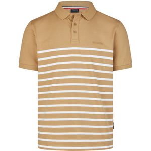 HECHTER PARIS Shirt  camel / wit