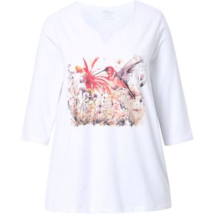 Ulla Popken Shirt  rood / wit