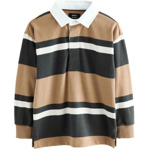 Next Shirt  cappuccino / zwart / wit