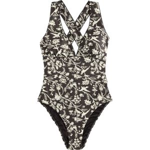 LAURA ASHLEY Badpak  zwart / wit