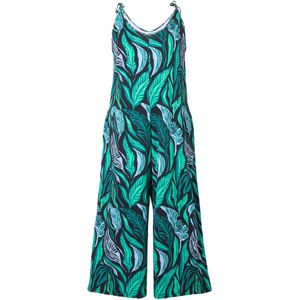 Ulla Popken Jumpsuit  marine / lichtblauw / smaragd