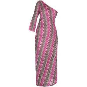 IZIA Zomerjurk  gemengde kleuren / pink