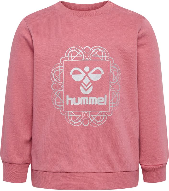 Hummel - Sweatshirt - Fuchsia - Normale Pasvorm - Lange Mouw