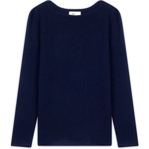 JUST CASHMERE Trui 'Grace'  navy