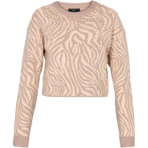 faina Trui  crème / camel