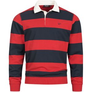 INDICODE JEANS Sweatshirt 'Dinaro'  marine / rood / wit
