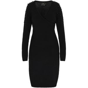 faina Gebreide jurk 'Fashion Look'  zwart