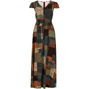 Apricot Jurk  gemengde kleuren