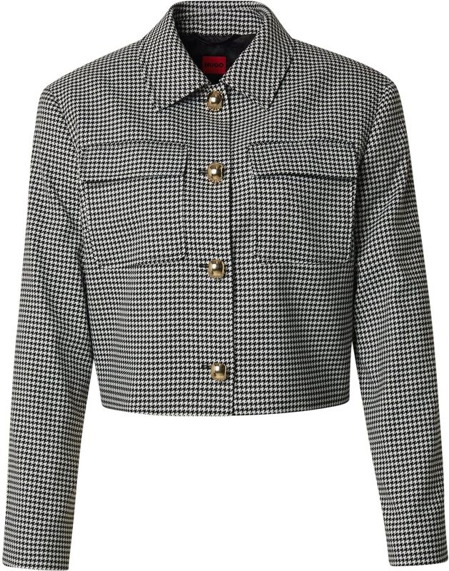 HUGO Tussenjas 'Alero-2'  ecru / zwart