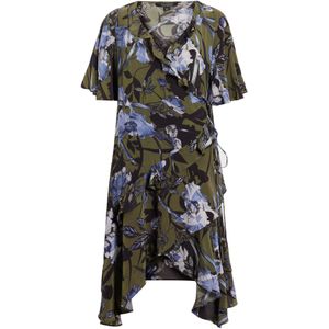 AllSaints Jurk 'MEAGAN'  opaal / lichtblauw / donkergroen / zwart