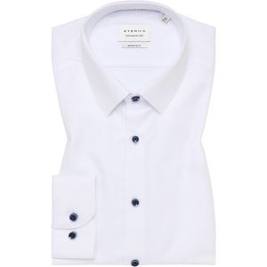 Eterna - Overhemd - Wit - SUPER SLIM - Lange Mouwen - NON IRON