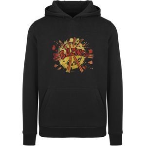 F4NT4STIC Sweatshirt 'Big Bang Theory Bazinga Explosion'  geel / oranje / rood / zwart