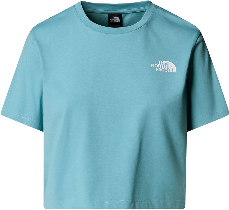 The North Face - Simple Dome Cropped T-shirt - Katoen - Met Korte Mouwen