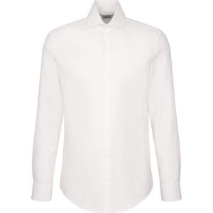 Seidensticker - Businessoverhemd - Wit - X-Slim - Lange Mouwen - Kentkraag
