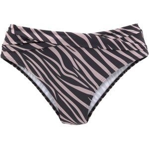 Look - Dierenprint - Bikinibroekje - Zwart - Polyamide