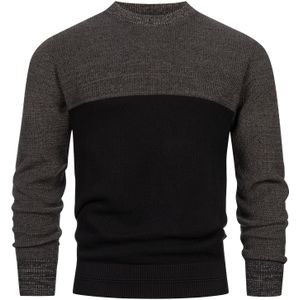 INDICODE JEANS Trui  grijs / zwart